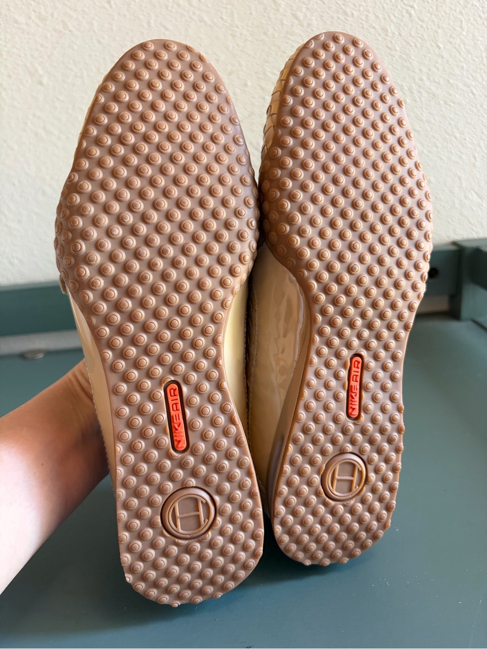 Cole Haan Bria Maryjane Woven Flats Tan Yellow Size 7 - Picture 5 of 6